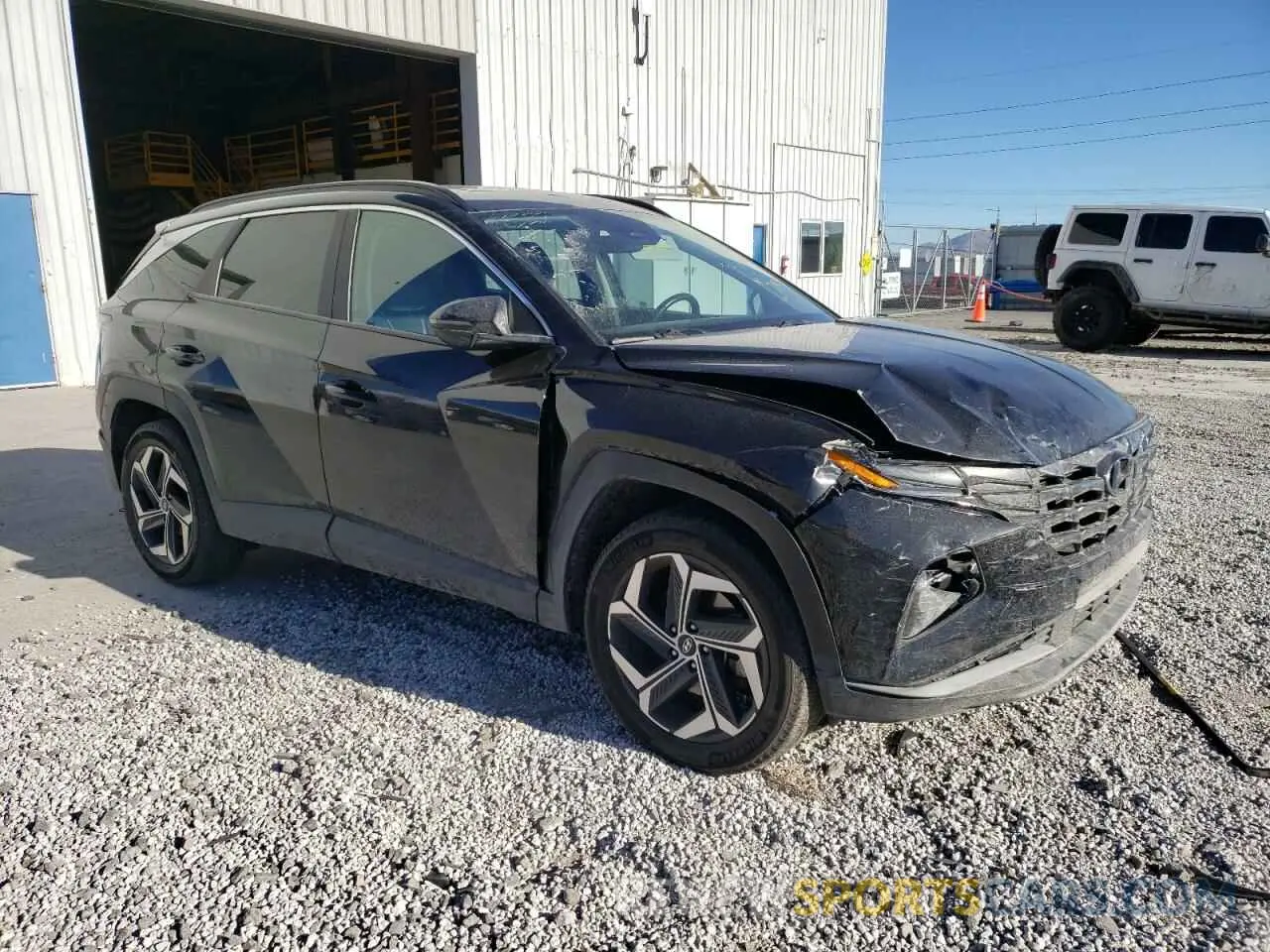 4 fotografías del automóvil dañado 5NMJCCAE3NH073068 HYUNDAI TUCSON 2022