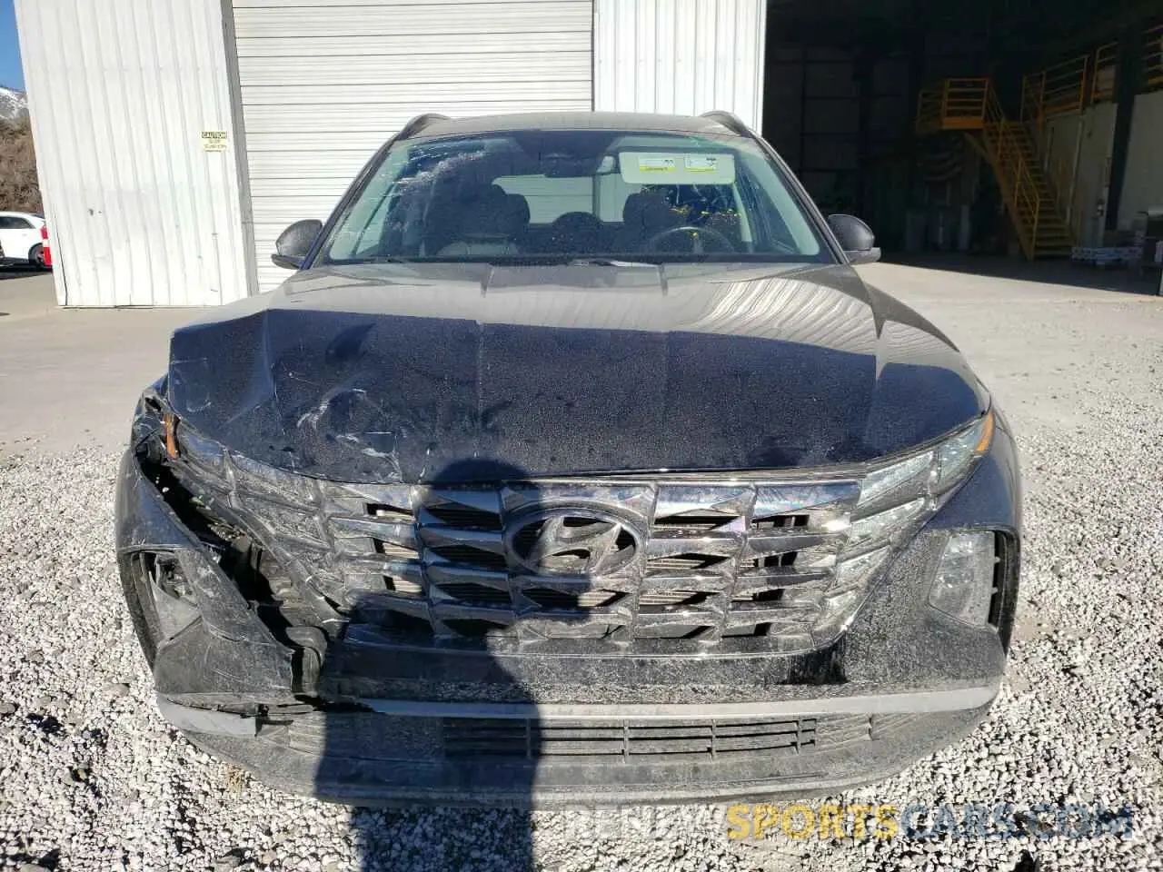 5 fotografías del automóvil dañado 5NMJCCAE3NH073068 HYUNDAI TUCSON 2022