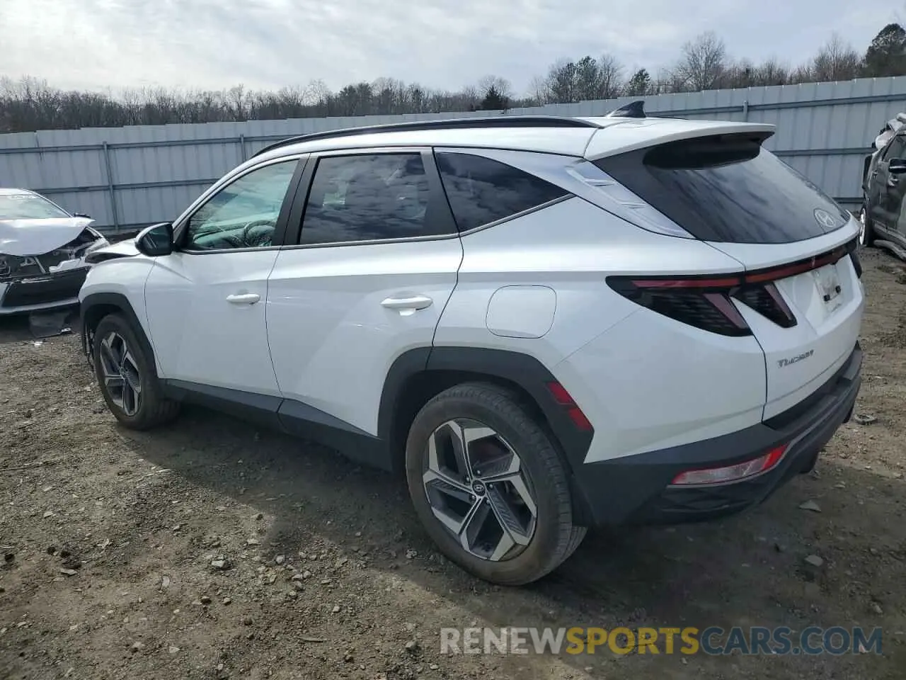 2 fotografías del automóvil dañado 5NMJCCAE4NH148313 HYUNDAI TUCSON 2022