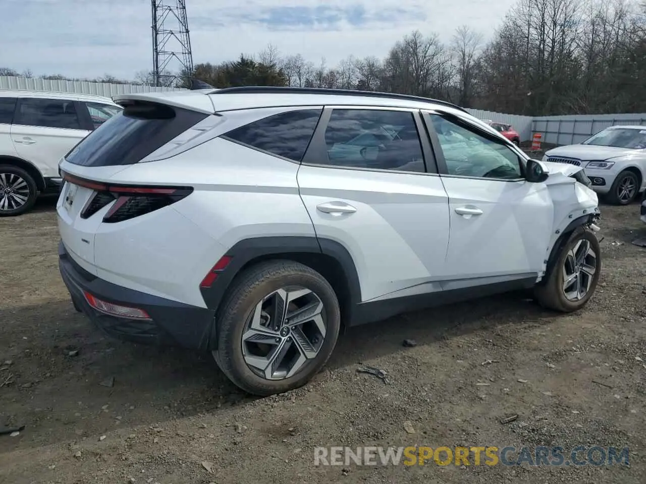 3 fotografías del automóvil dañado 5NMJCCAE4NH148313 HYUNDAI TUCSON 2022