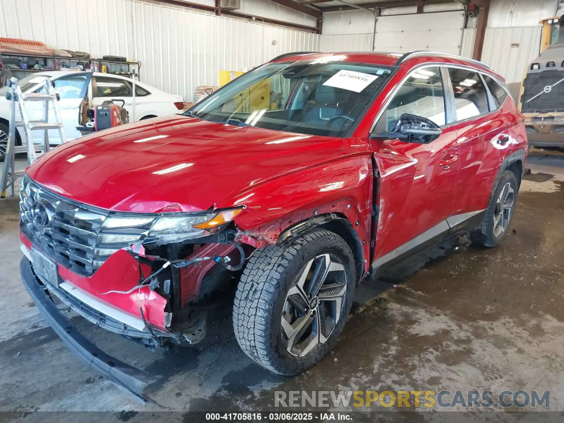 2 fotografías del automóvil dañado 5NMJCCAE5NH021148 HYUNDAI TUCSON 2022