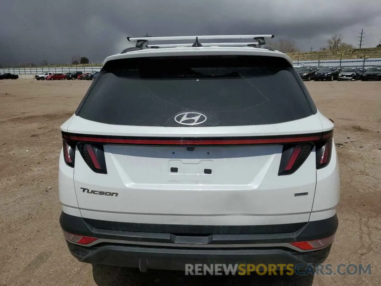 6 fotografías del automóvil dañado 5NMJCCAE5NH035292 HYUNDAI TUCSON 2022