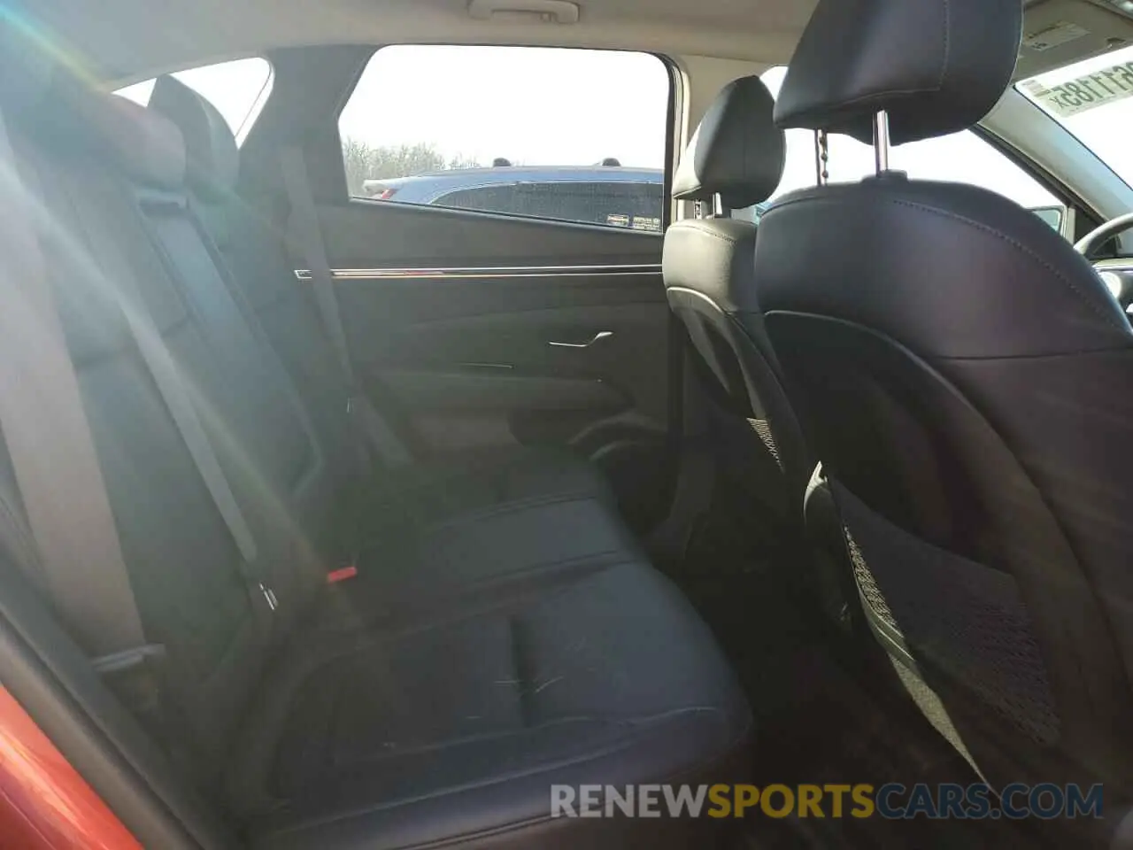 10 fotografías del automóvil dañado 5NMJCCAE5NH045336 HYUNDAI TUCSON 2022