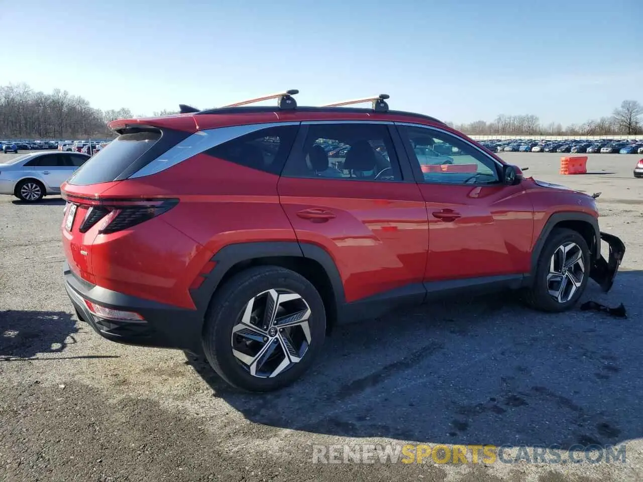 3 fotografías del automóvil dañado 5NMJCCAE5NH045336 HYUNDAI TUCSON 2022