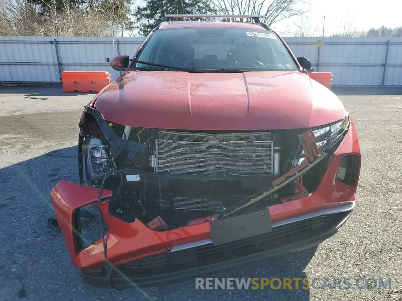 5 fotografías del automóvil dañado 5NMJCCAE5NH045336 HYUNDAI TUCSON 2022