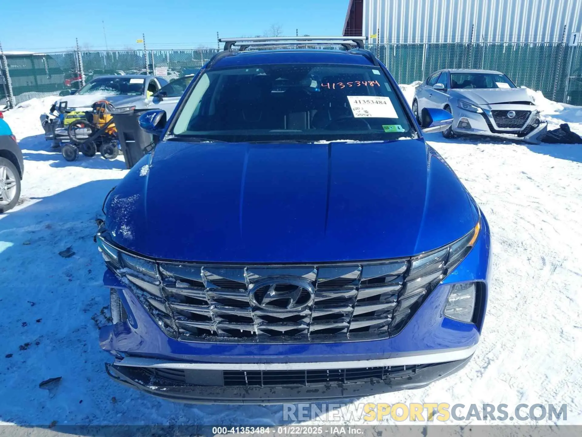 13 fotografías del automóvil dañado 5NMJCCAE6NH097218 HYUNDAI TUCSON 2022