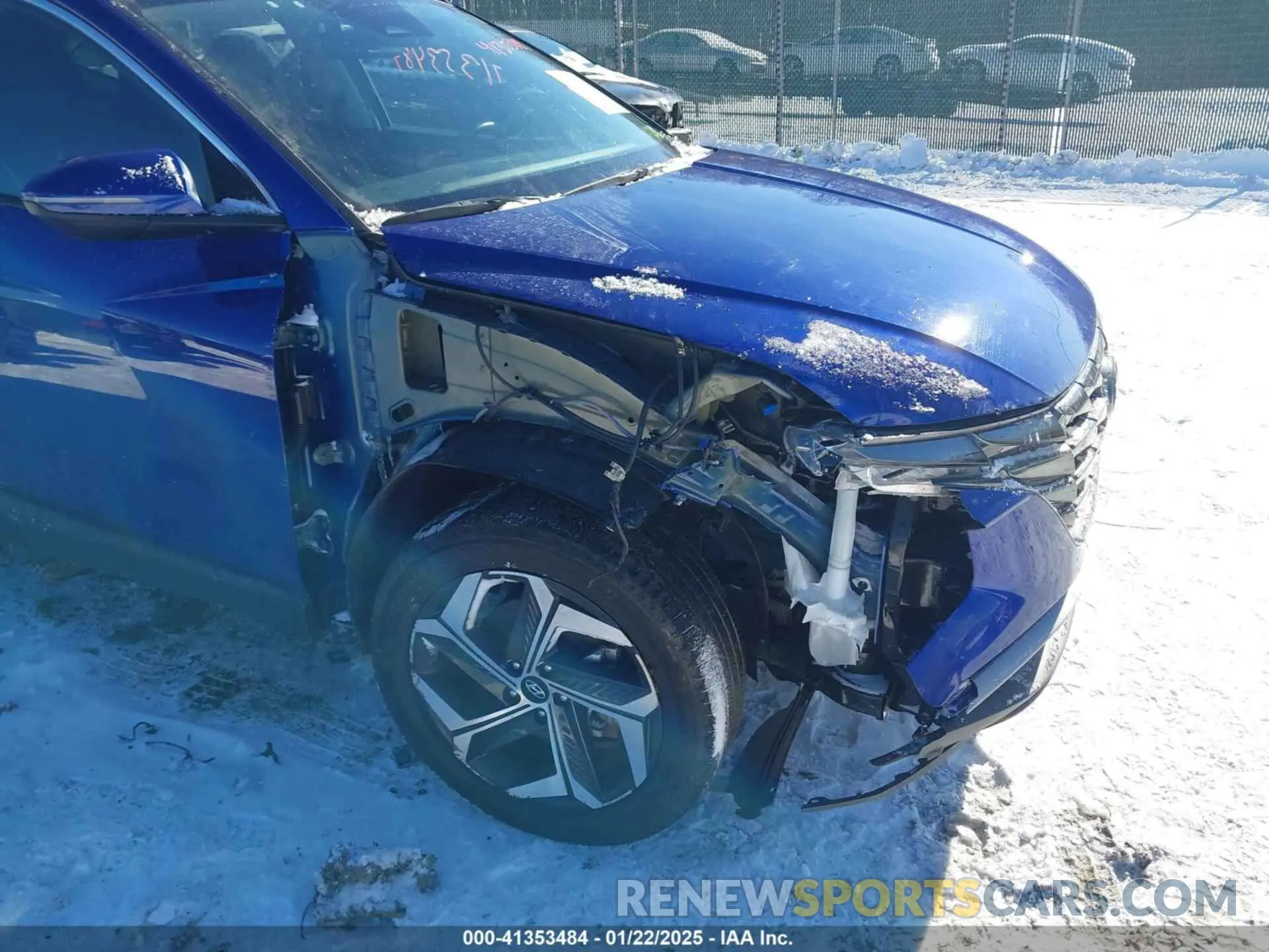 6 fotografías del automóvil dañado 5NMJCCAE6NH097218 HYUNDAI TUCSON 2022