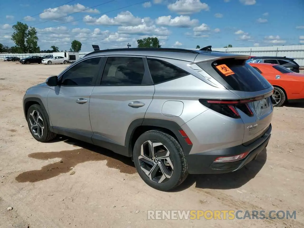 2 fotografías del automóvil dañado 5NMJCCAE6NH140049 HYUNDAI TUCSON 2022