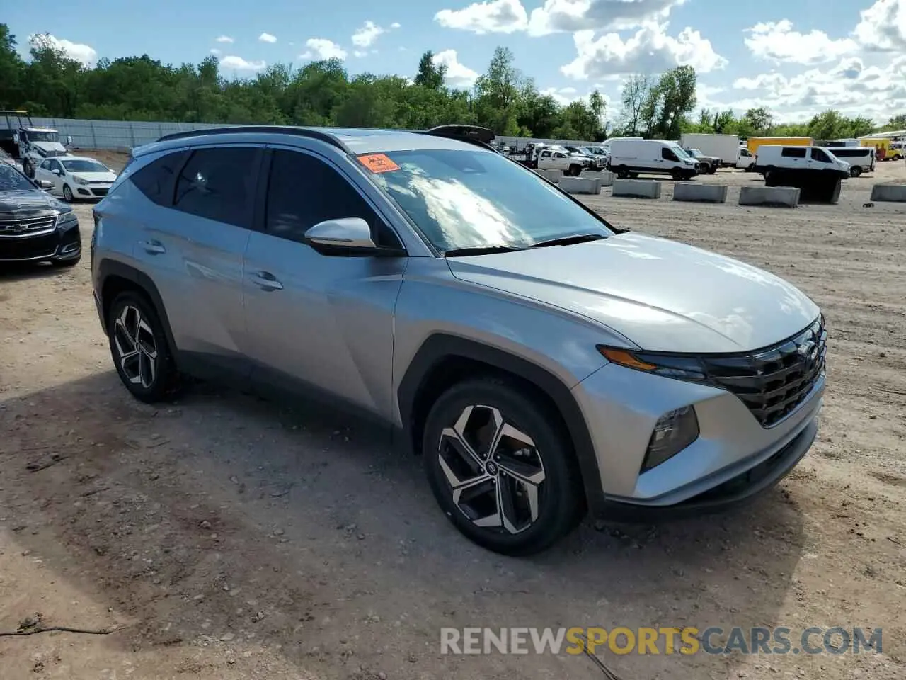 4 fotografías del automóvil dañado 5NMJCCAE6NH140049 HYUNDAI TUCSON 2022