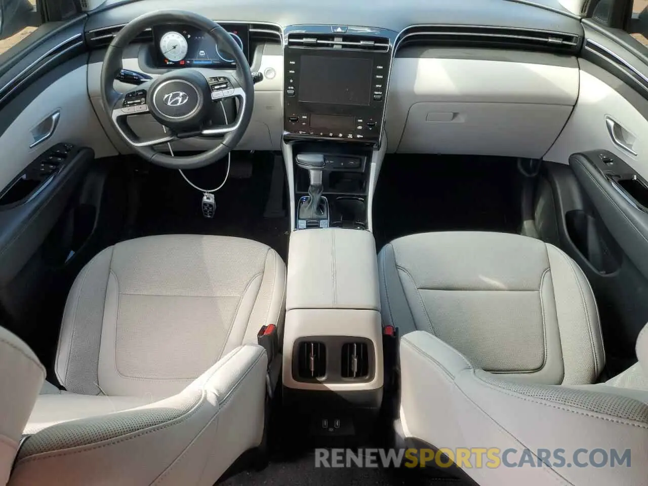 8 fotografías del automóvil dañado 5NMJCCAE6NH140049 HYUNDAI TUCSON 2022