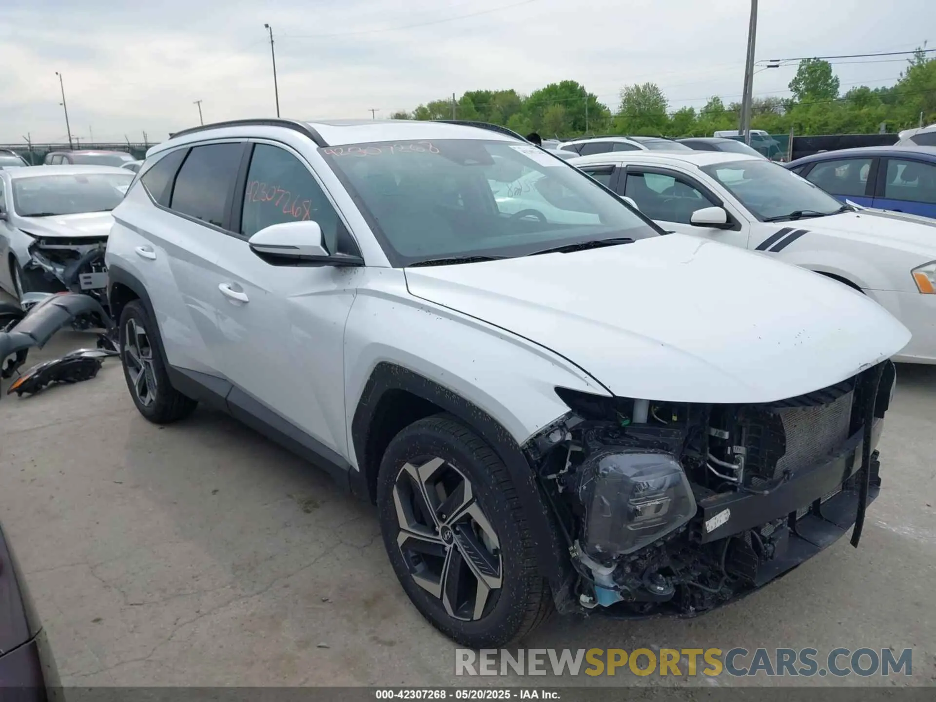 1 fotografías del automóvil dañado 5NMJCCAE7NH152033 HYUNDAI TUCSON 2022