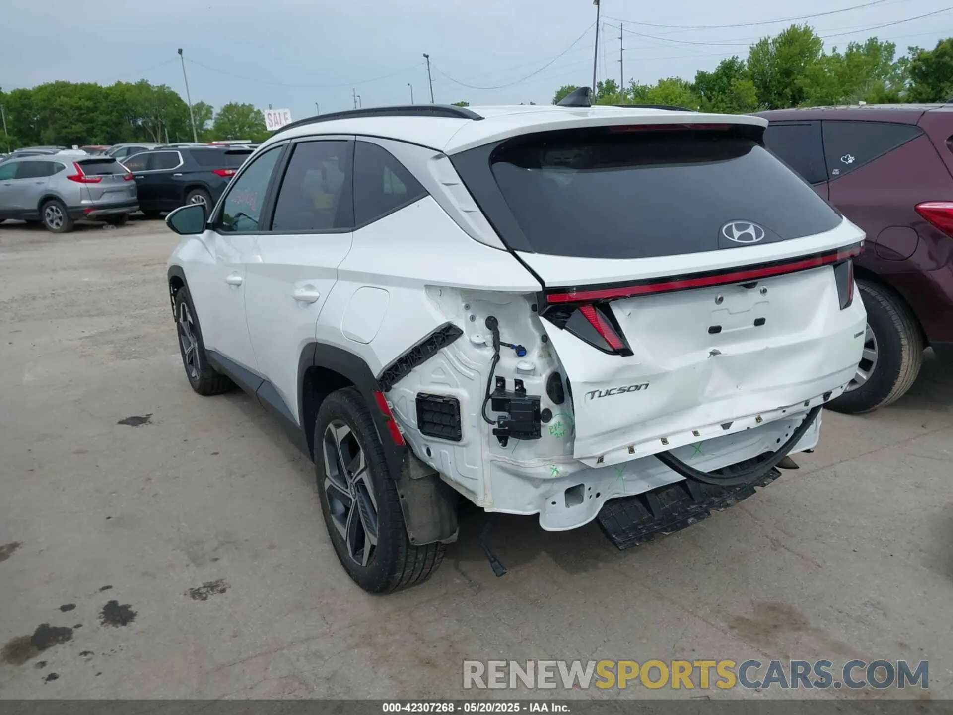 3 fotografías del automóvil dañado 5NMJCCAE7NH152033 HYUNDAI TUCSON 2022