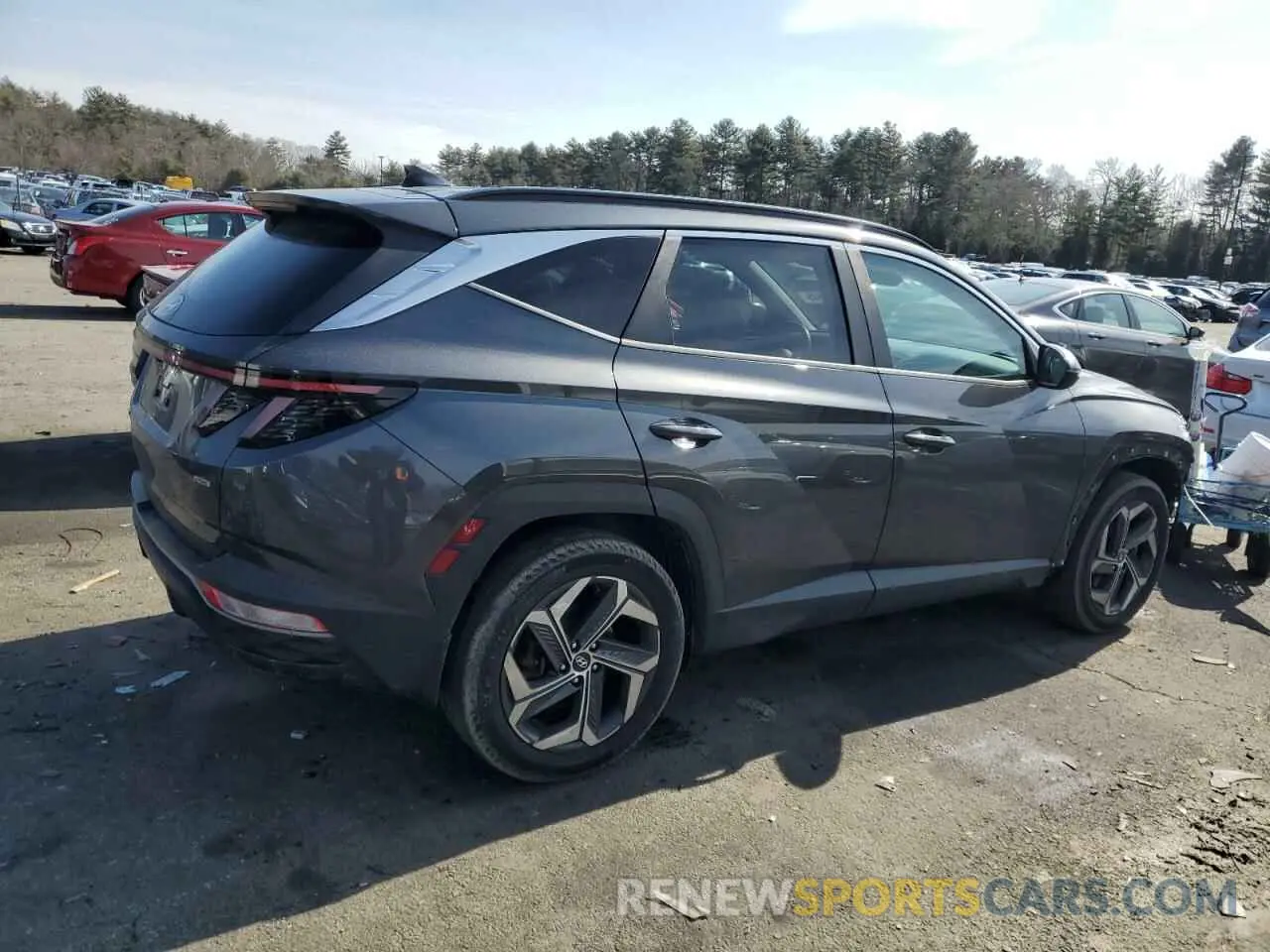 3 fotografías del automóvil dañado 5NMJCCAE8NH064897 HYUNDAI TUCSON 2022
