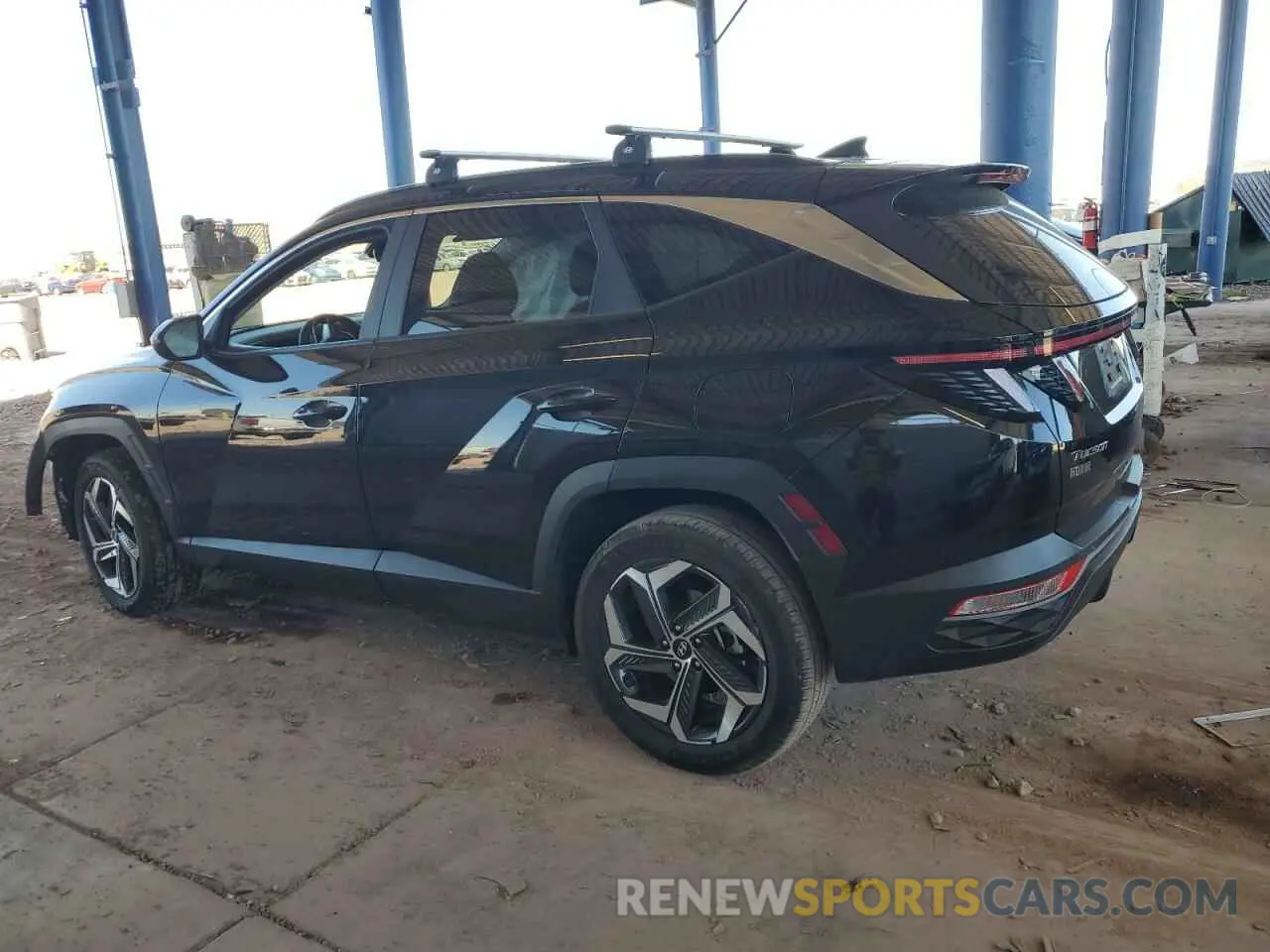 2 fotografías del automóvil dañado 5NMJCCAE8NH126279 HYUNDAI TUCSON 2022