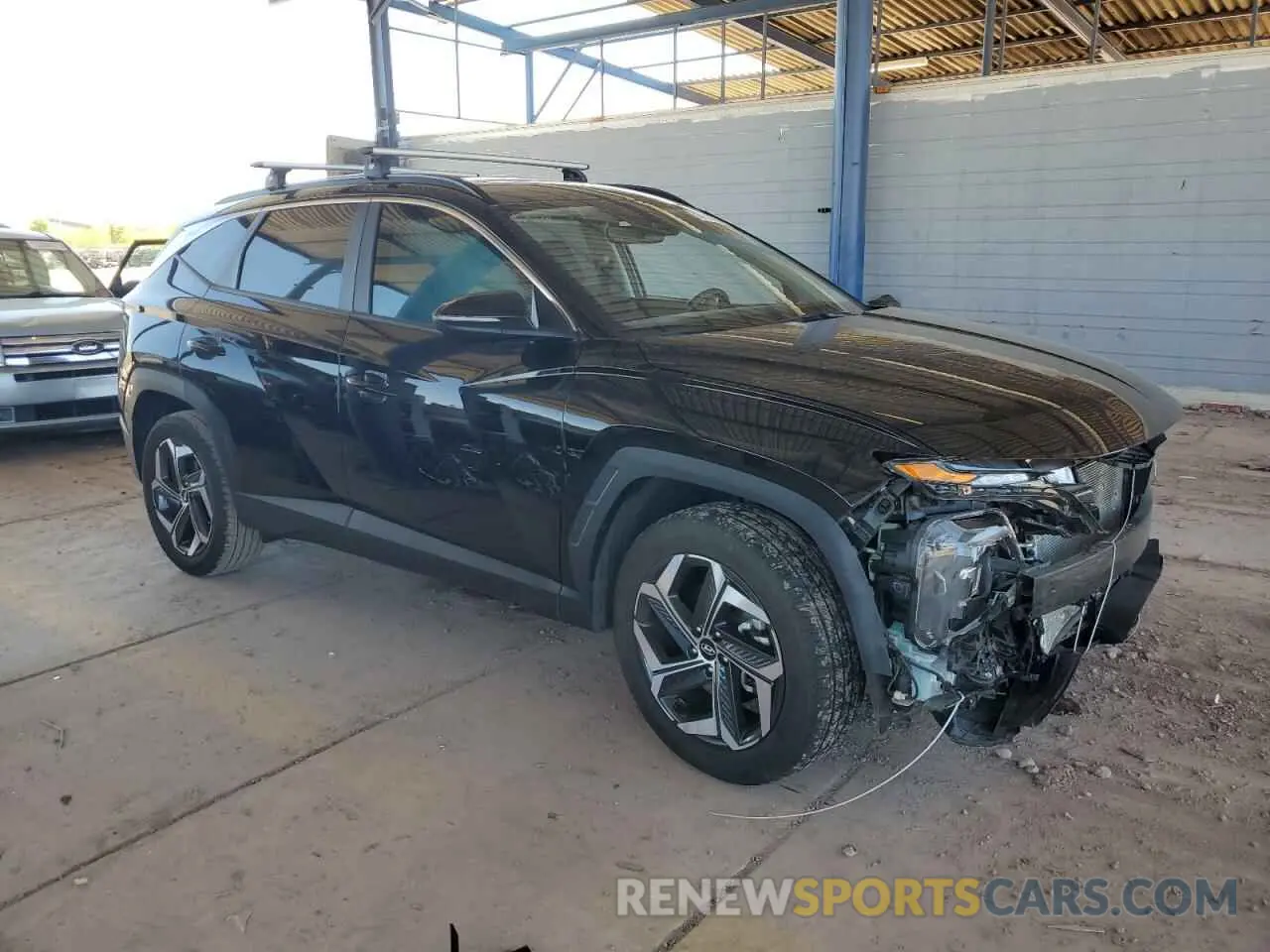 4 fotografías del automóvil dañado 5NMJCCAE8NH126279 HYUNDAI TUCSON 2022