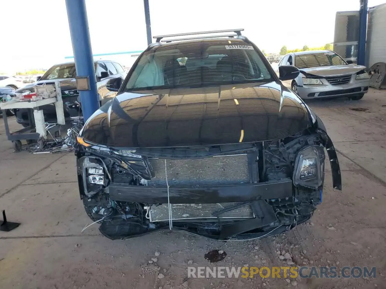 5 fotografías del automóvil dañado 5NMJCCAE8NH126279 HYUNDAI TUCSON 2022
