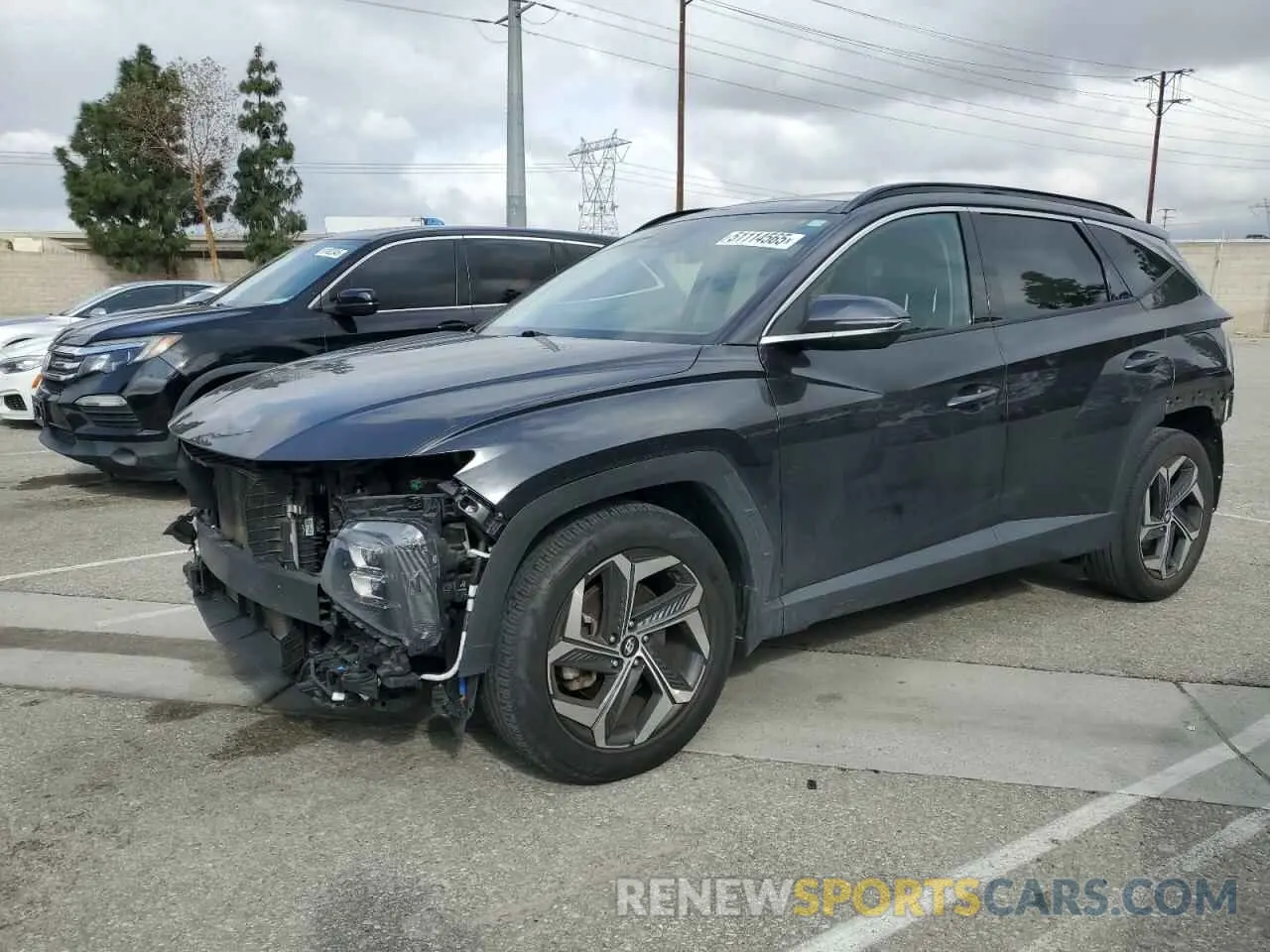 1 fotografías del automóvil dañado 5NMJE3AE0NH113231 HYUNDAI TUCSON 2022