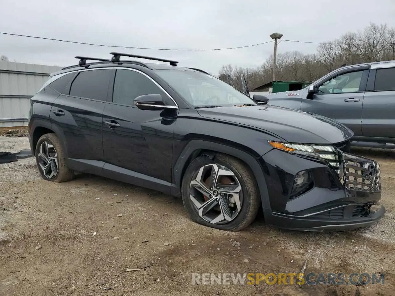 4 fotografías del automóvil dañado 5NMJE3AE3NH114843 HYUNDAI TUCSON 2022