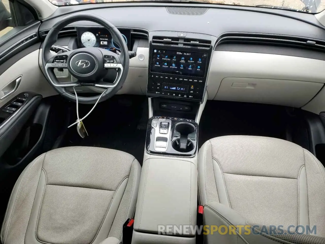 8 fotografías del automóvil dañado 5NMJE3AE3NH114843 HYUNDAI TUCSON 2022