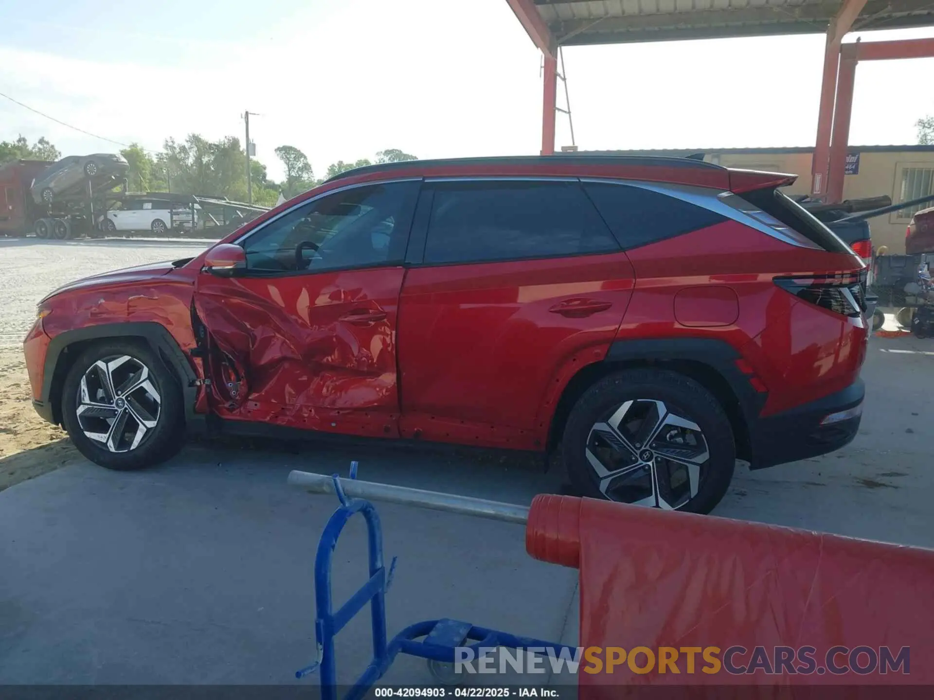 14 fotografías del automóvil dañado 5NMJE3AE3NH142738 HYUNDAI TUCSON 2022