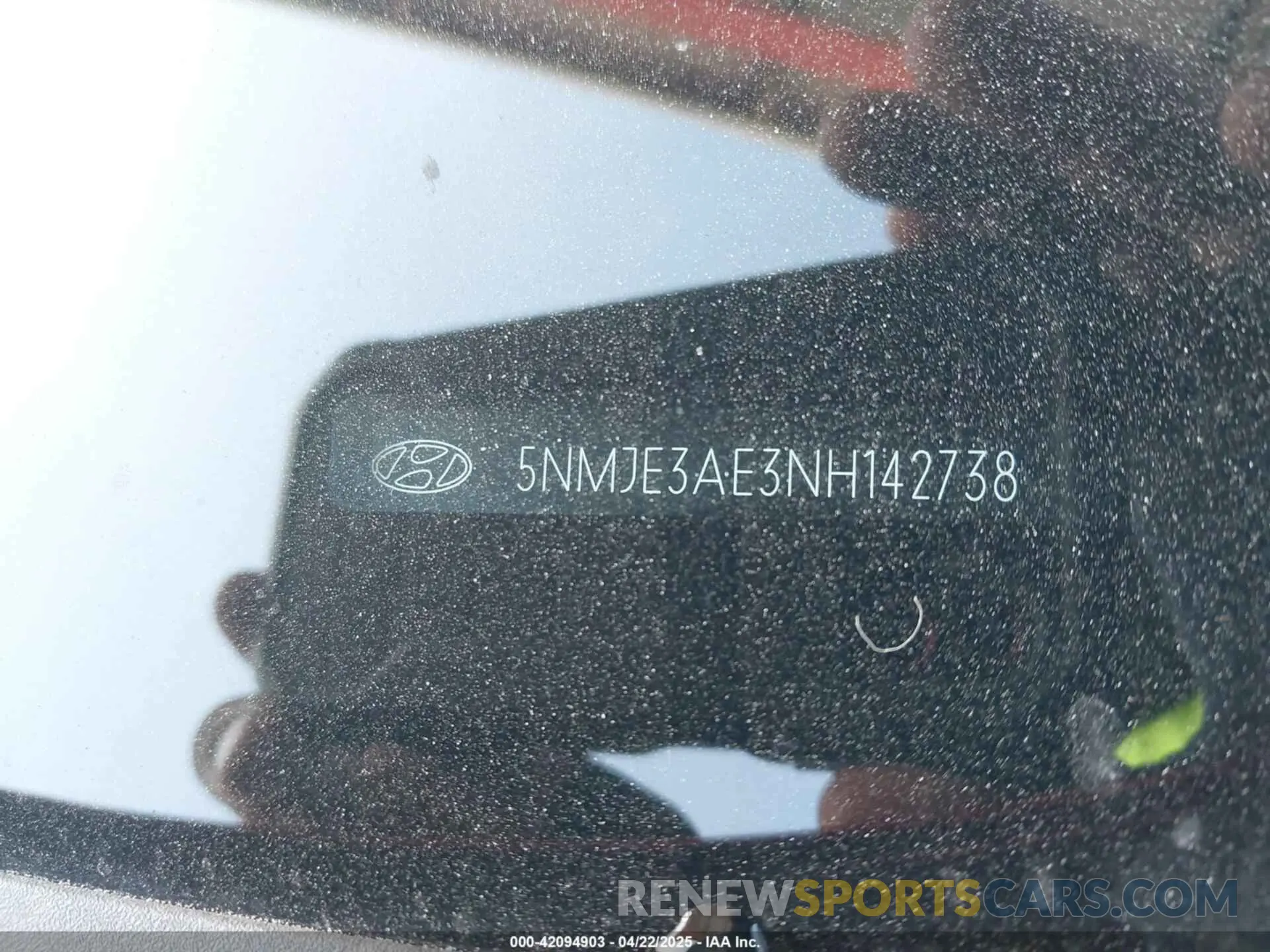 9 fotografías del automóvil dañado 5NMJE3AE3NH142738 HYUNDAI TUCSON 2022