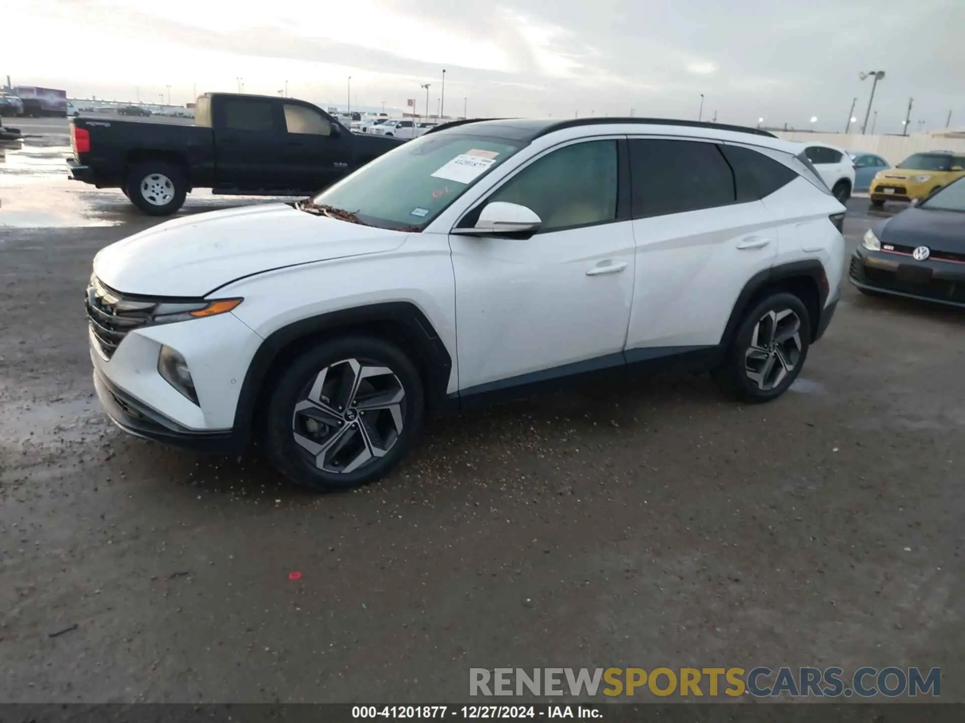 14 fotografías del automóvil dañado 5NMJE3AE4NH025217 HYUNDAI TUCSON 2022