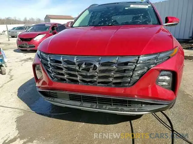 13 fotografías del automóvil dañado 5NMJE3AE5NH084308 HYUNDAI TUCSON 2022