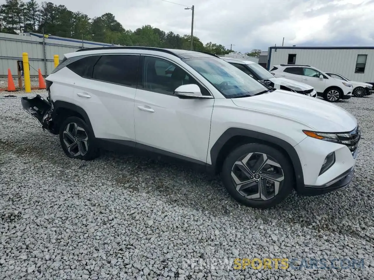 4 fotografías del automóvil dañado 5NMJE3AE7NH013577 HYUNDAI TUCSON 2022