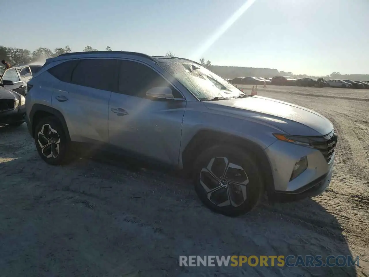 4 fotografías del automóvil dañado 5NMJE3AE8NH024653 HYUNDAI TUCSON 2022