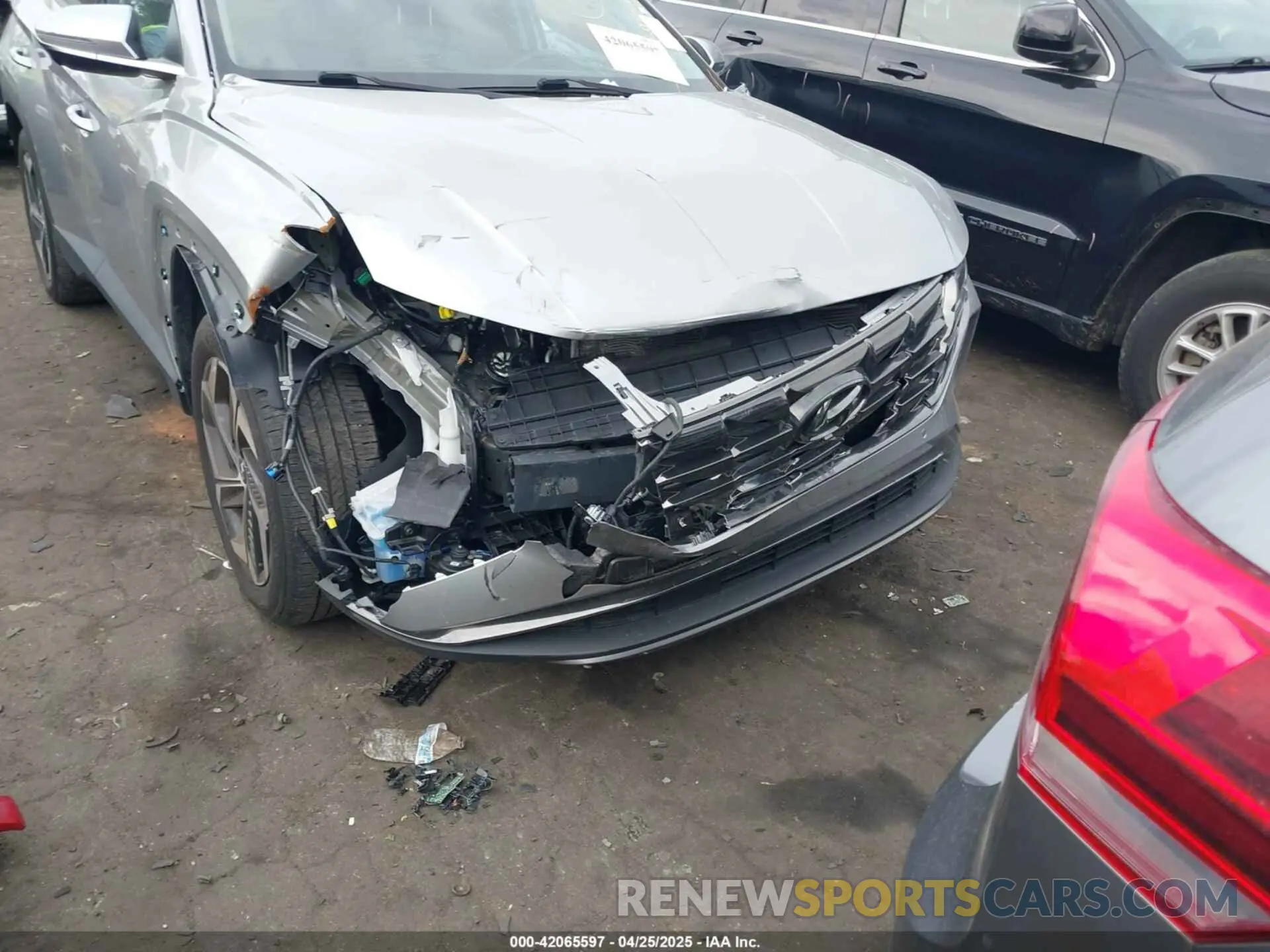 17 fotografías del automóvil dañado 5NMJE3AE8NH056955 HYUNDAI TUCSON 2022
