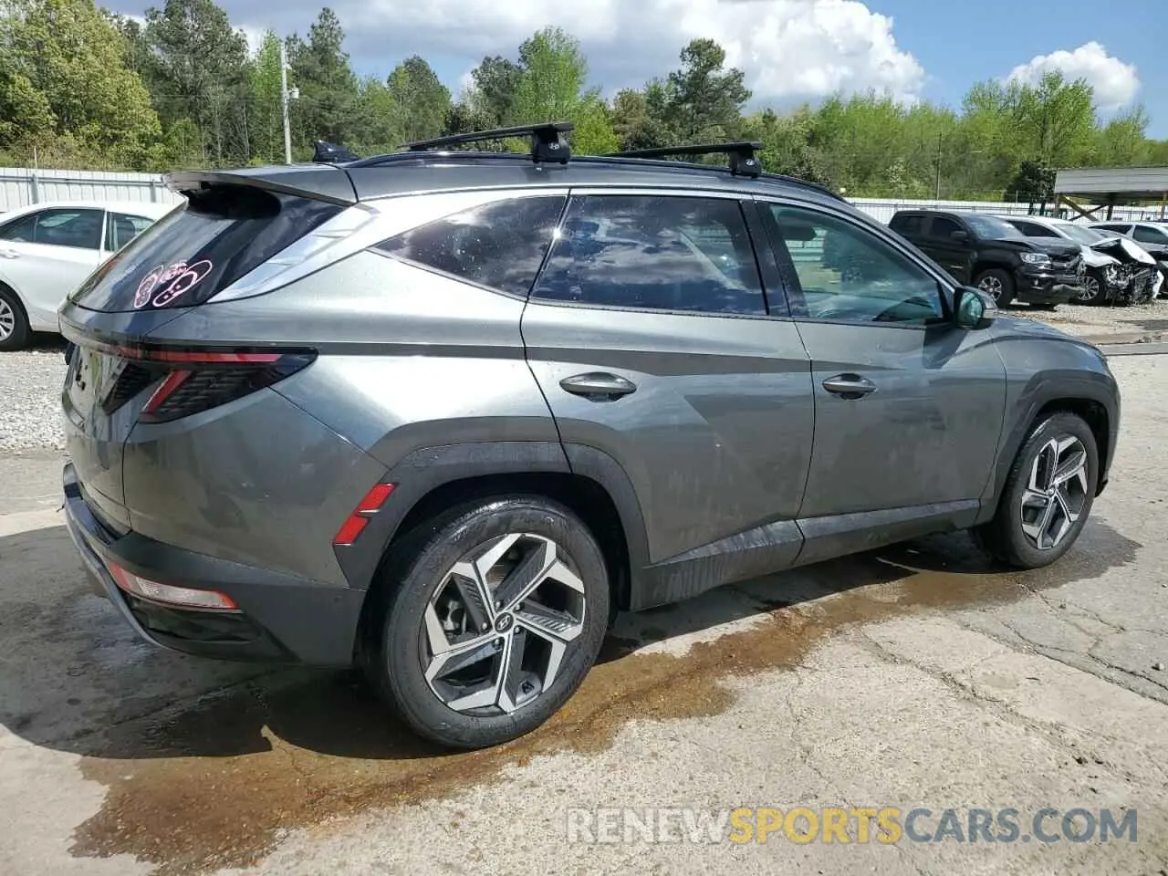 3 fotografías del automóvil dañado 5NMJE3AE8NH141245 HYUNDAI TUCSON 2022