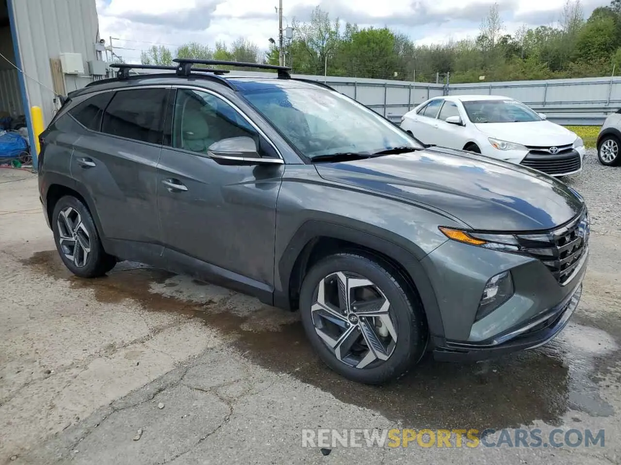 4 fotografías del automóvil dañado 5NMJE3AE8NH141245 HYUNDAI TUCSON 2022