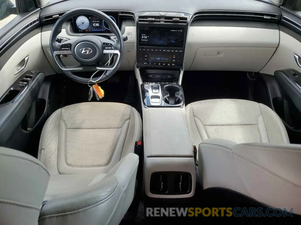 8 fotografías del automóvil dañado 5NMJE3AE8NH141245 HYUNDAI TUCSON 2022