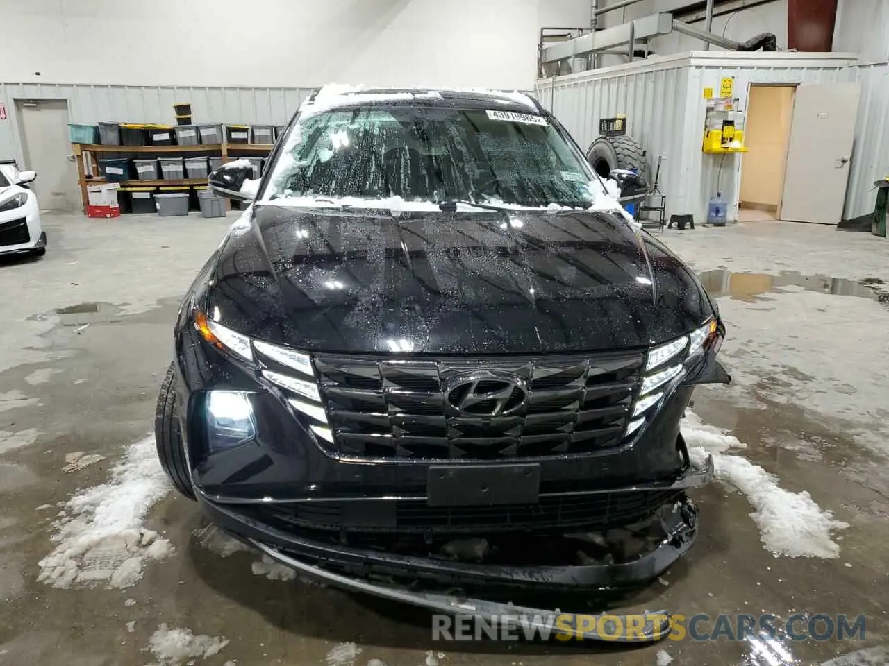 5 fotografías del automóvil dañado 5NMJECAE0NH079744 HYUNDAI TUCSON 2022