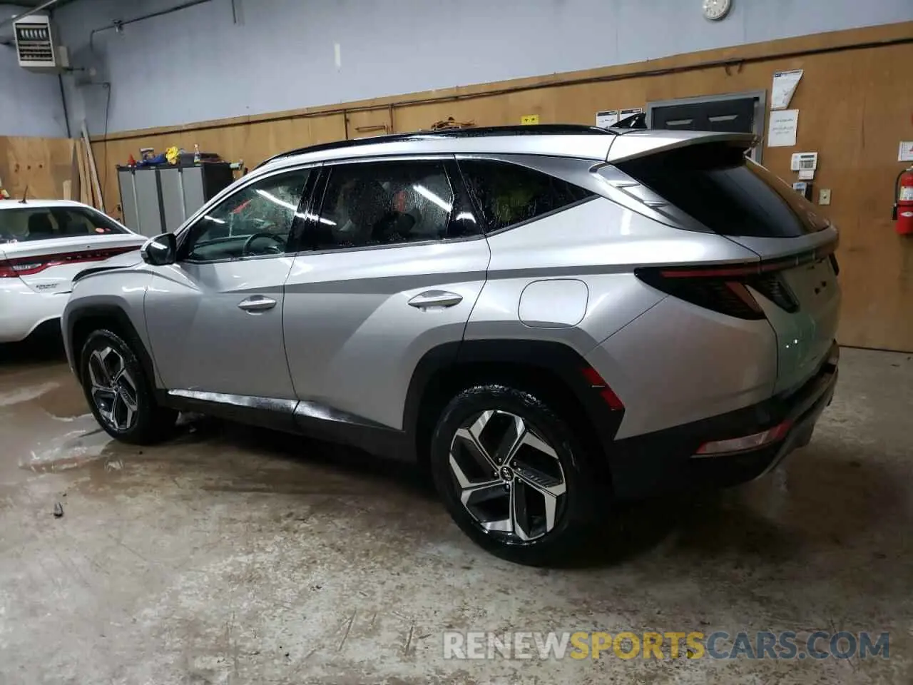 2 fotografías del automóvil dañado 5NMJECAE1NH101704 HYUNDAI TUCSON 2022