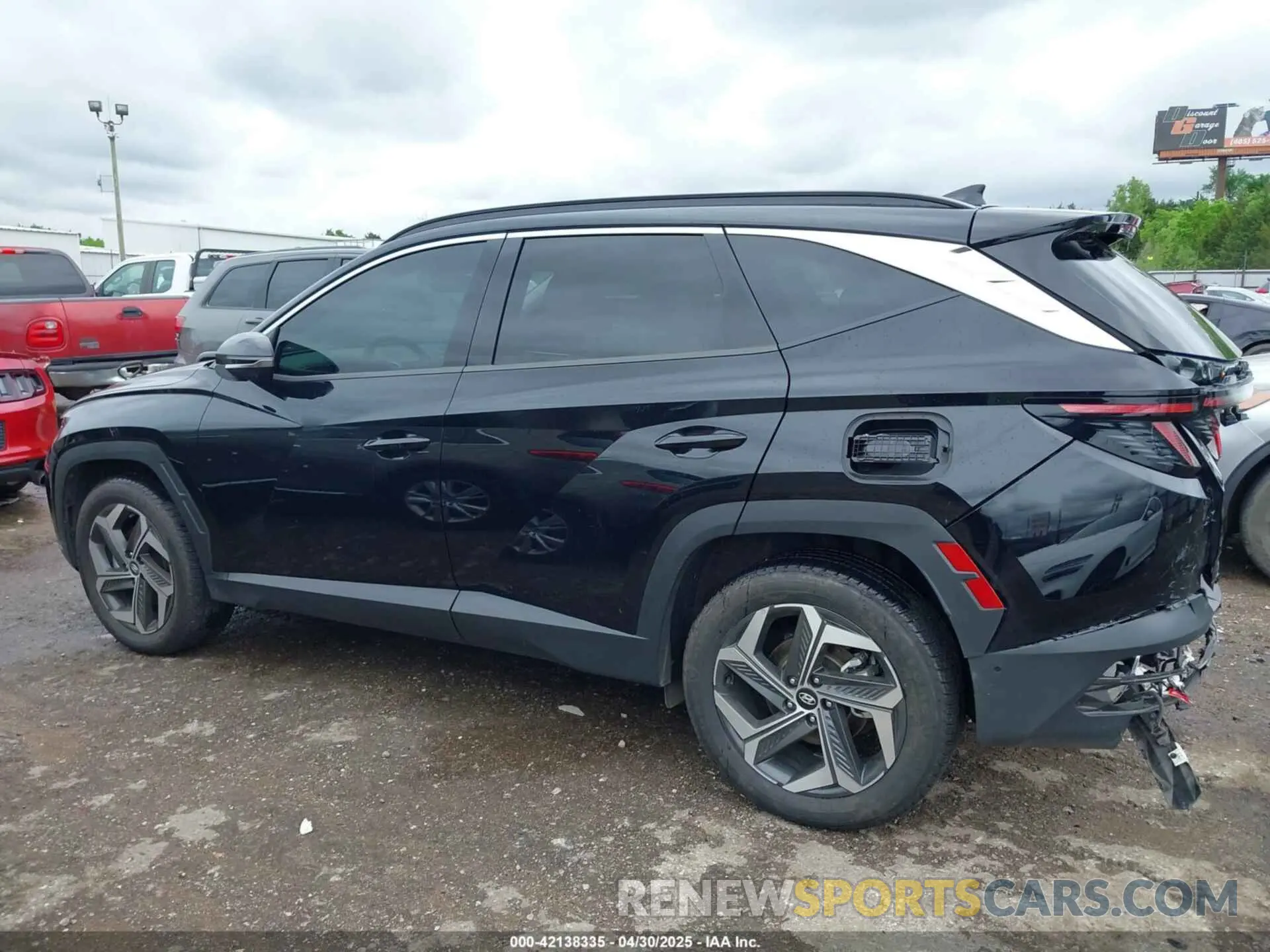 14 fotografías del automóvil dañado 5NMJECAE2NH000848 HYUNDAI TUCSON 2022