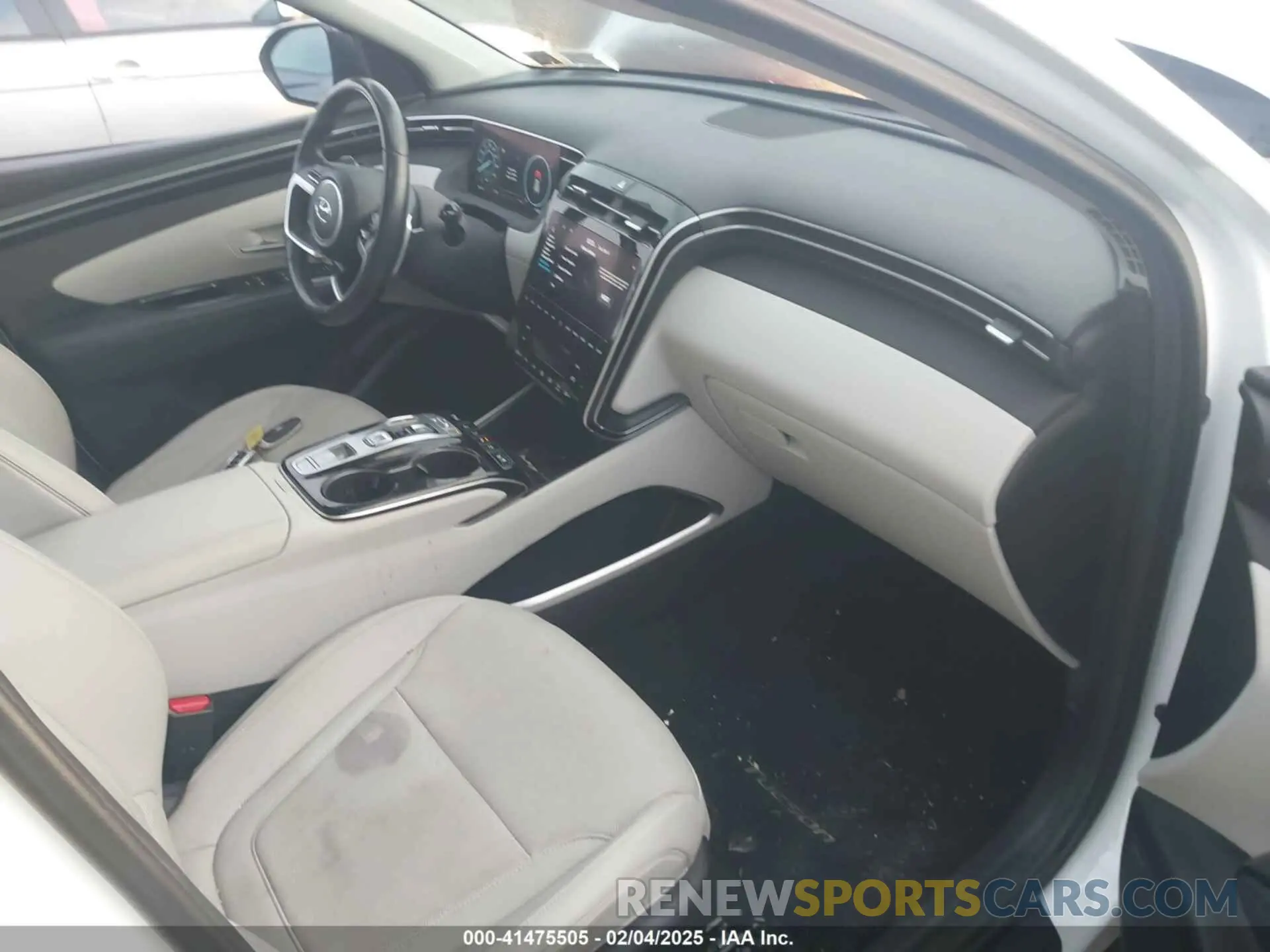 5 fotografías del automóvil dañado 5NMJECAE2NH024163 HYUNDAI TUCSON 2022
