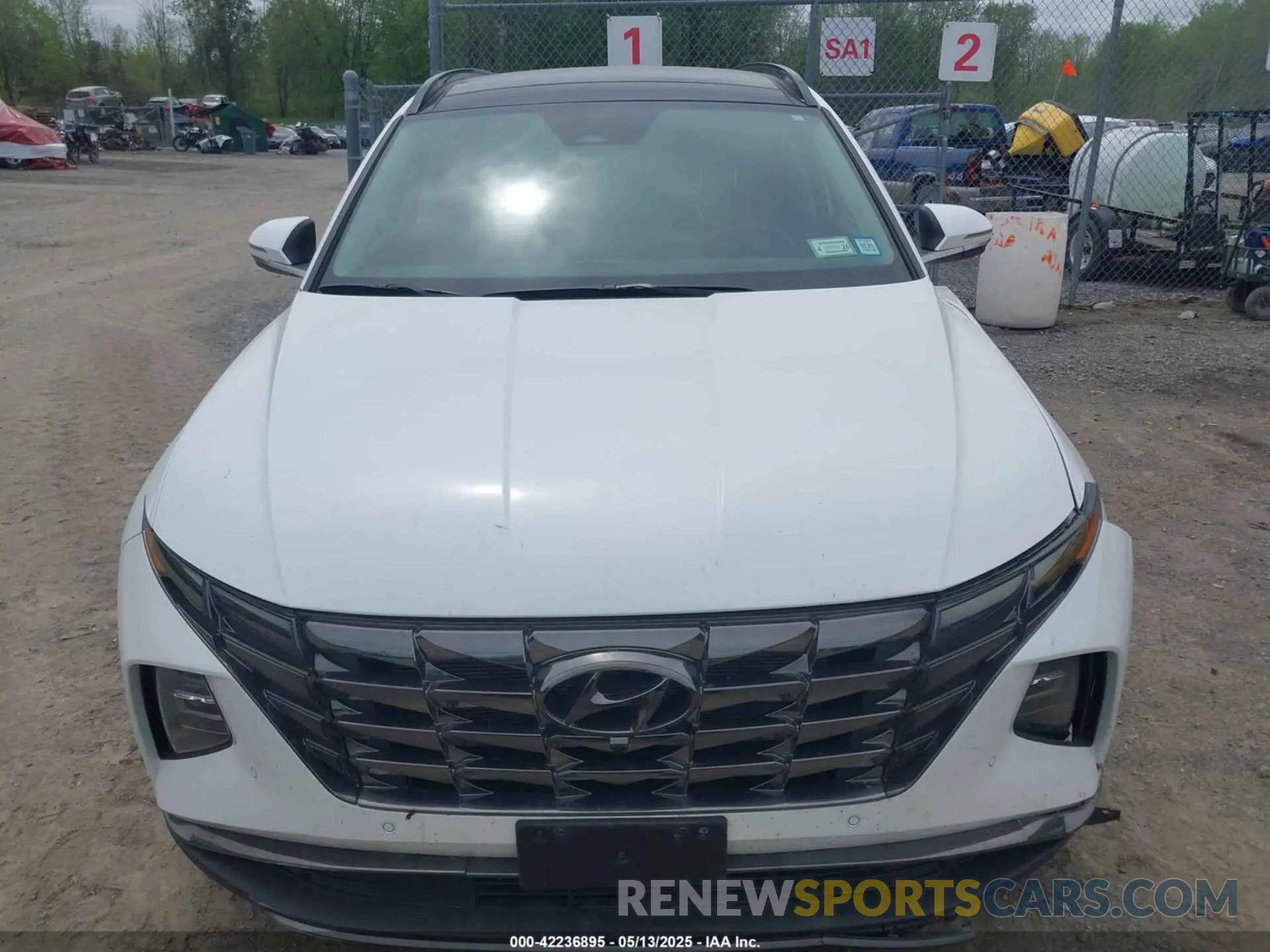 13 fotografías del automóvil dañado 5NMJECAE2NH103526 HYUNDAI TUCSON 2022