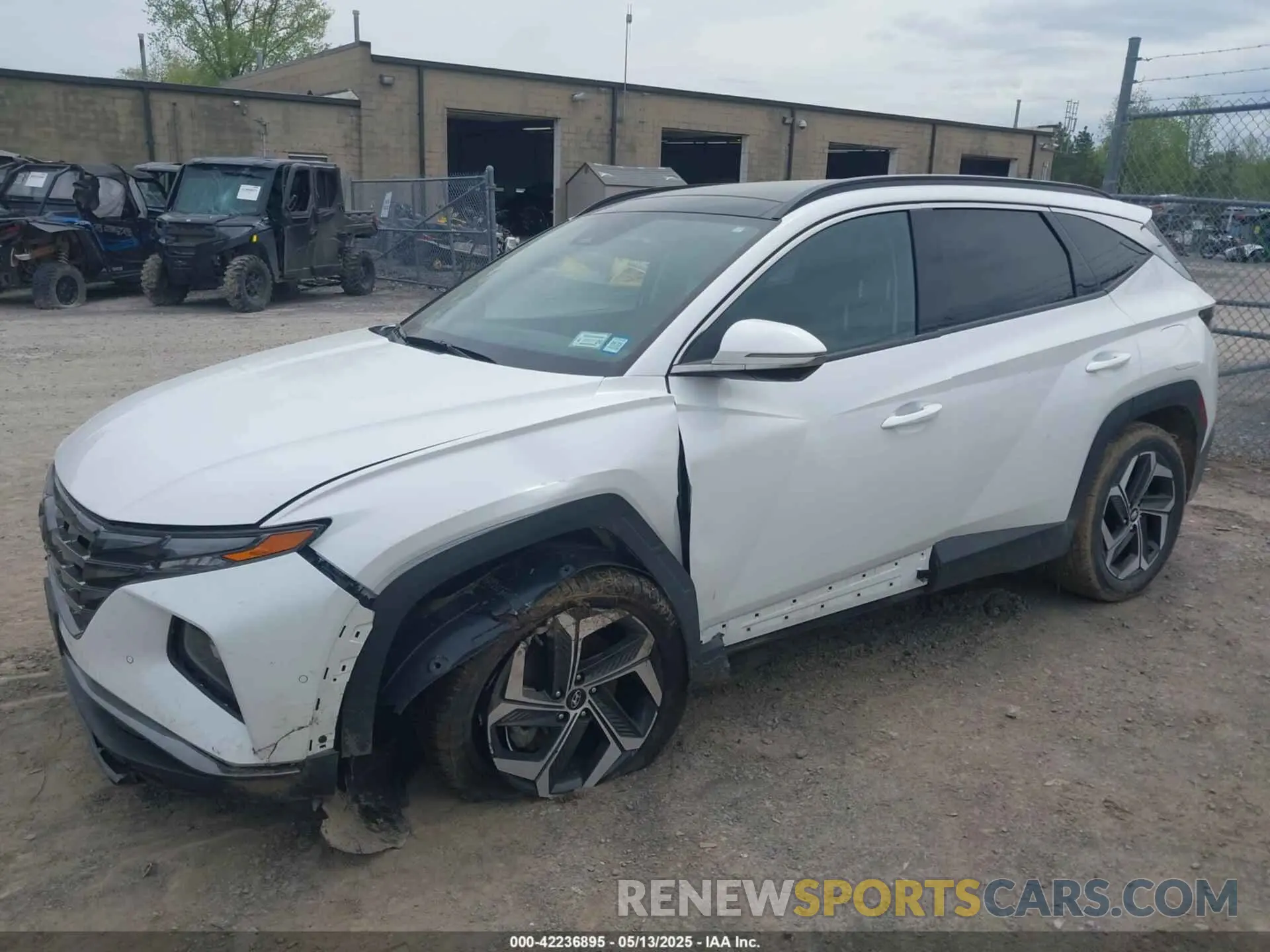 2 fotografías del automóvil dañado 5NMJECAE2NH103526 HYUNDAI TUCSON 2022