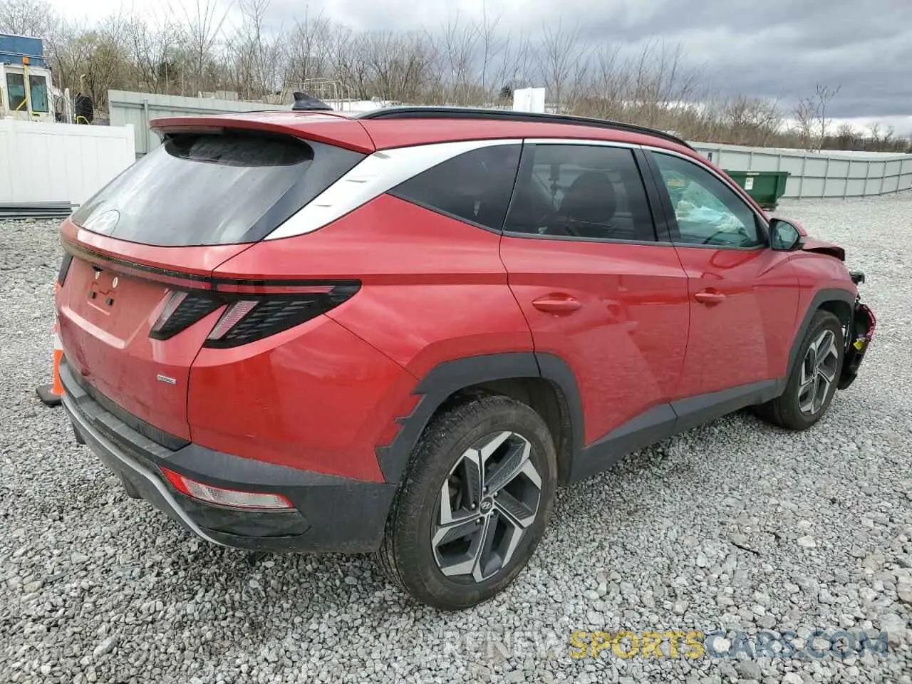 3 fotografías del automóvil dañado 5NMJECAE3NH073047 HYUNDAI TUCSON 2022