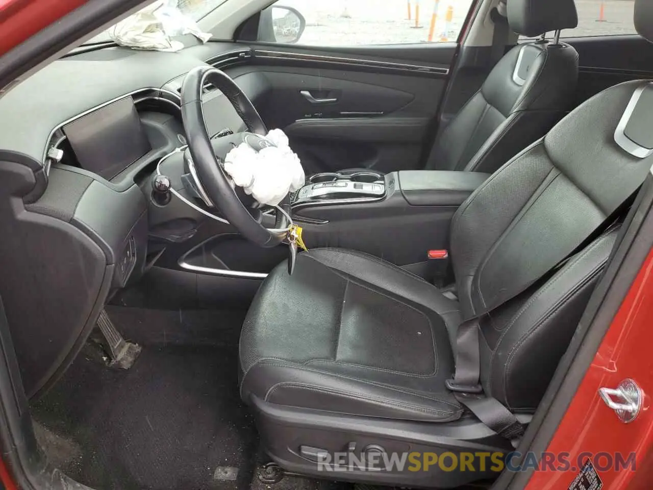 7 fotografías del automóvil dañado 5NMJECAE3NH073047 HYUNDAI TUCSON 2022