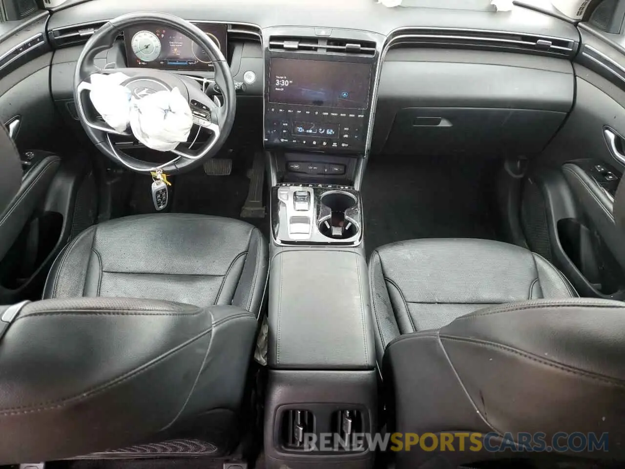 8 fotografías del automóvil dañado 5NMJECAE3NH073047 HYUNDAI TUCSON 2022