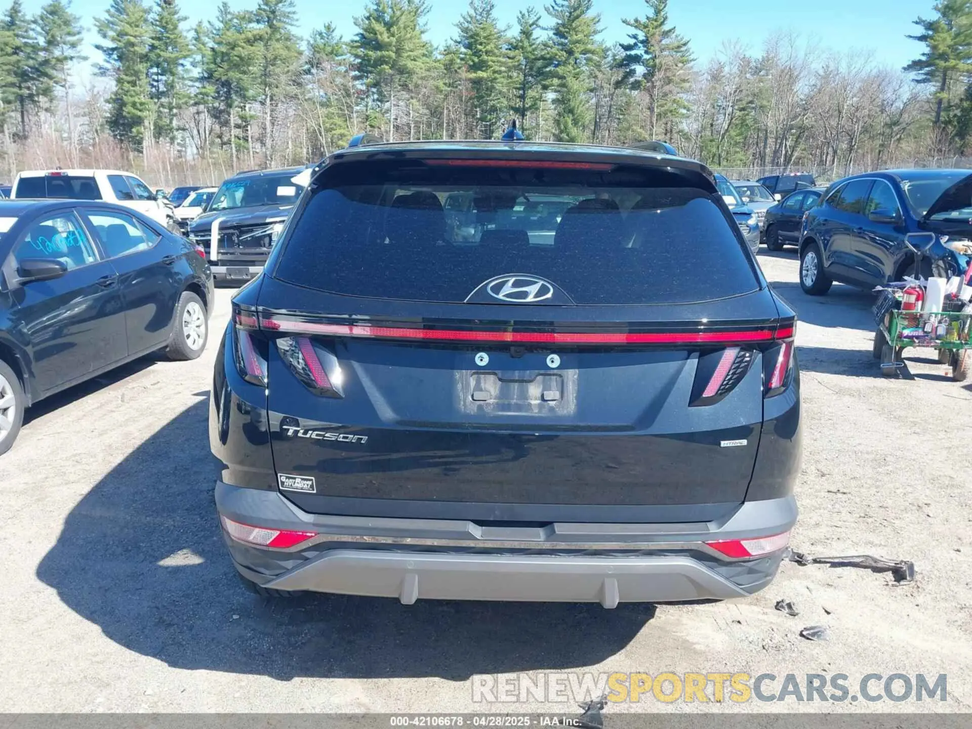 17 fotografías del automóvil dañado 5NMJECAE3NH143162 HYUNDAI TUCSON 2022