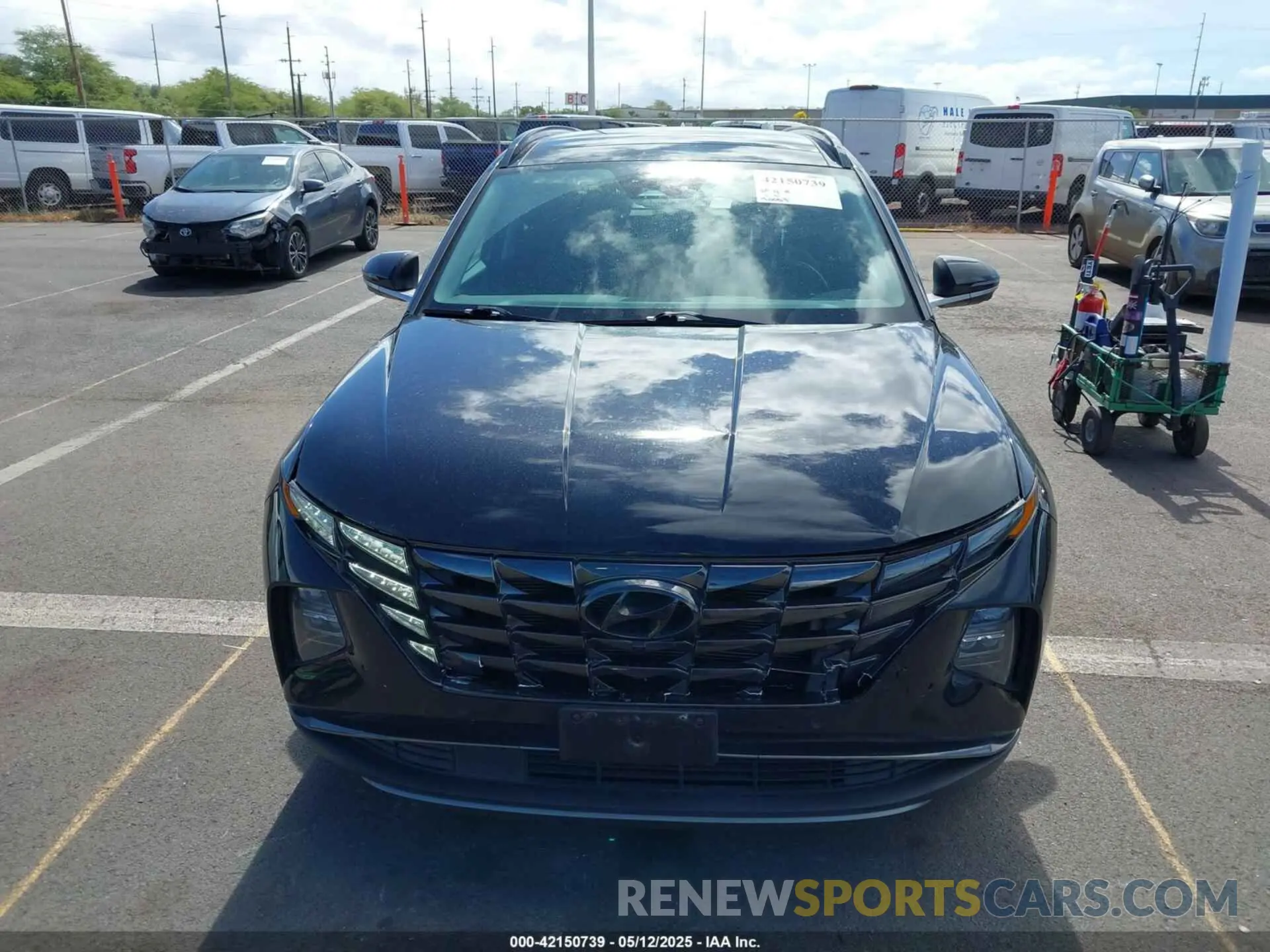 12 fotografías del automóvil dañado 5NMJECAE6NH051334 HYUNDAI TUCSON 2022