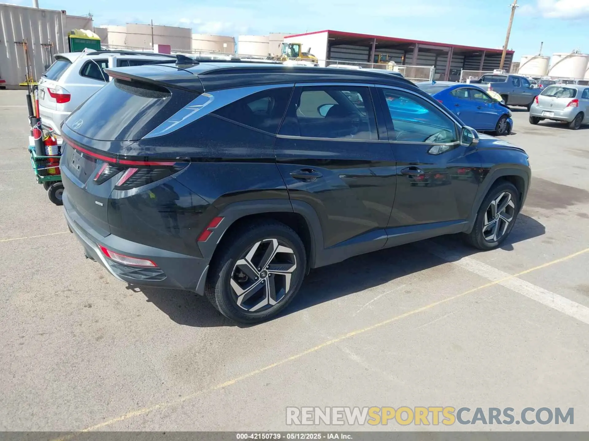 4 fotografías del automóvil dañado 5NMJECAE6NH051334 HYUNDAI TUCSON 2022