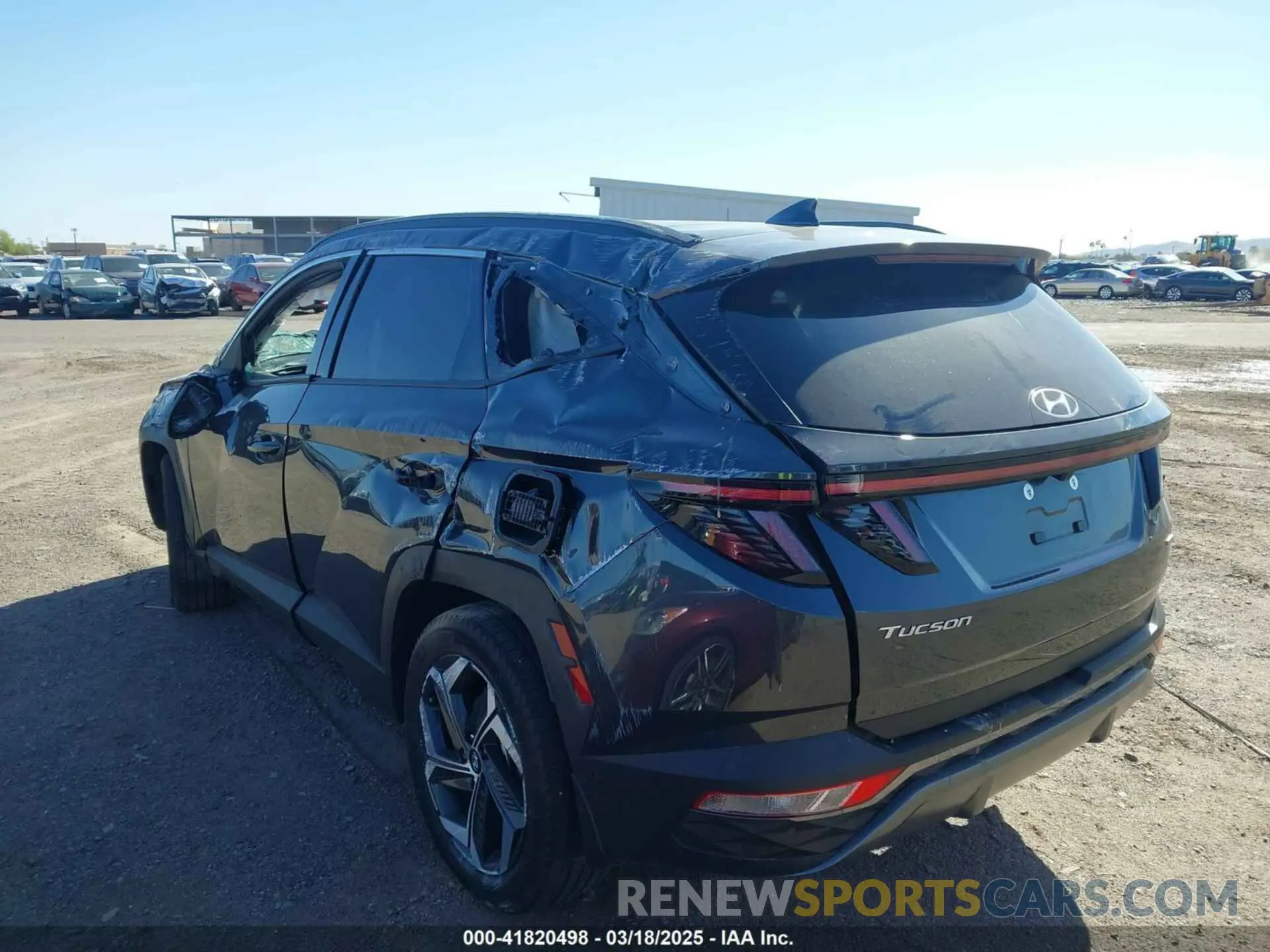 3 fotografías del automóvil dañado 5NMJECAE8NH146705 HYUNDAI TUCSON 2022