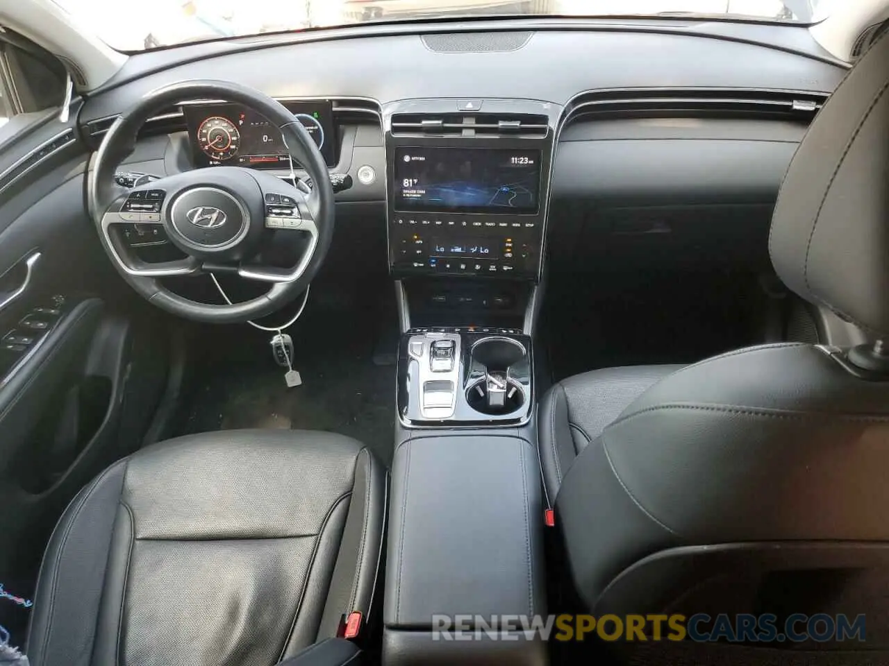 8 fotografías del automóvil dañado 5NMJECAE9NH013323 HYUNDAI TUCSON 2022