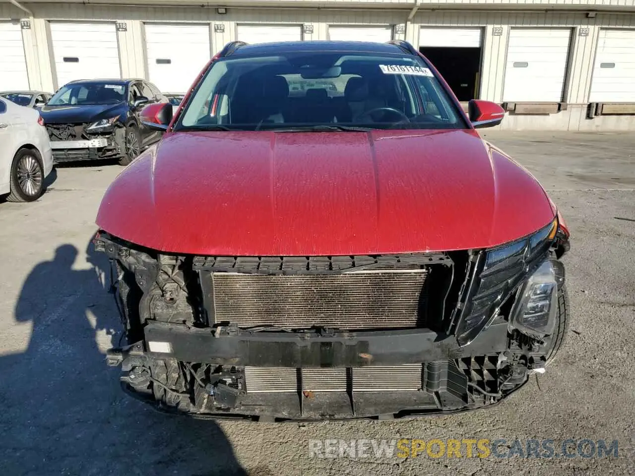 5 fotografías del automóvil dañado 5NMJECAE9NH051862 HYUNDAI TUCSON 2022