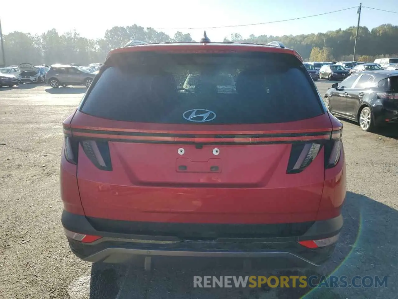 6 fotografías del automóvil dañado 5NMJECAE9NH051862 HYUNDAI TUCSON 2022
