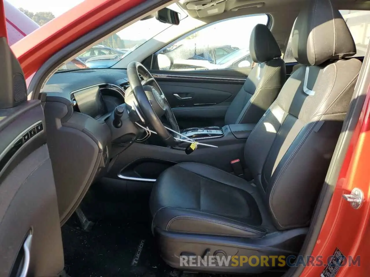 7 fotografías del automóvil dañado 5NMJECAE9NH051862 HYUNDAI TUCSON 2022